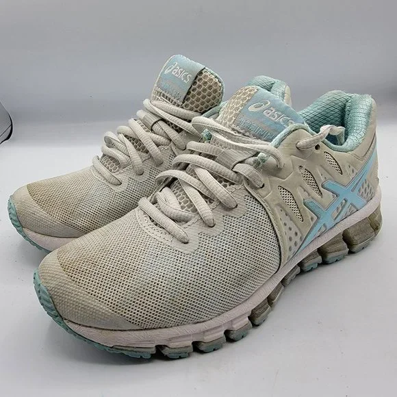 Asics Gel-Quantum 180 TR Gray Blue White Running Athletic Shoes